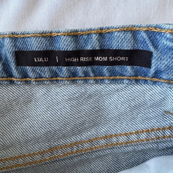 Buffalo David Bitton Women's NEW 30 Frayed LULU Mom‎ Shorts High-Rise Y2K Denim - Picture 9 of 16